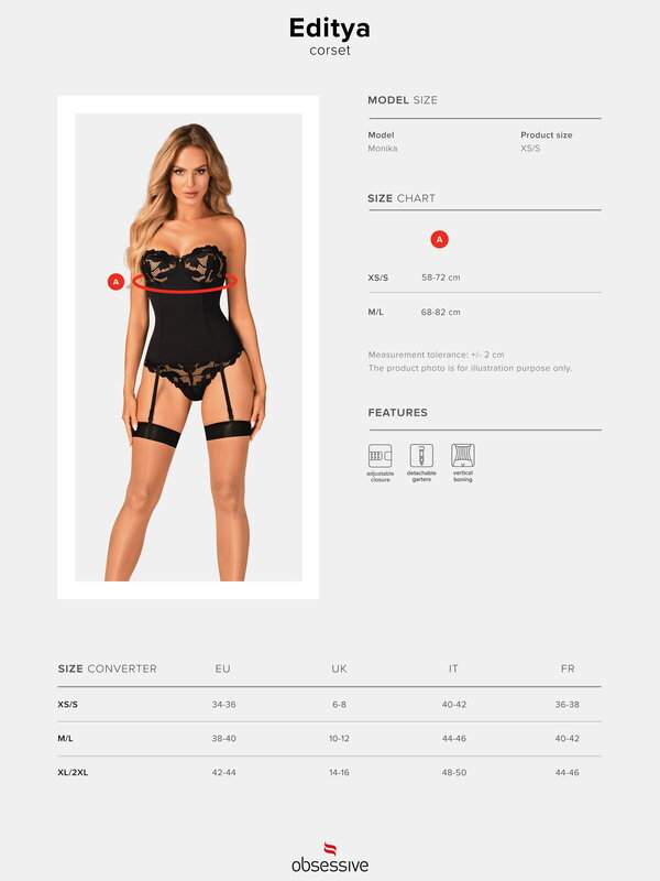 Corset Obsessive Editya Negru [3]