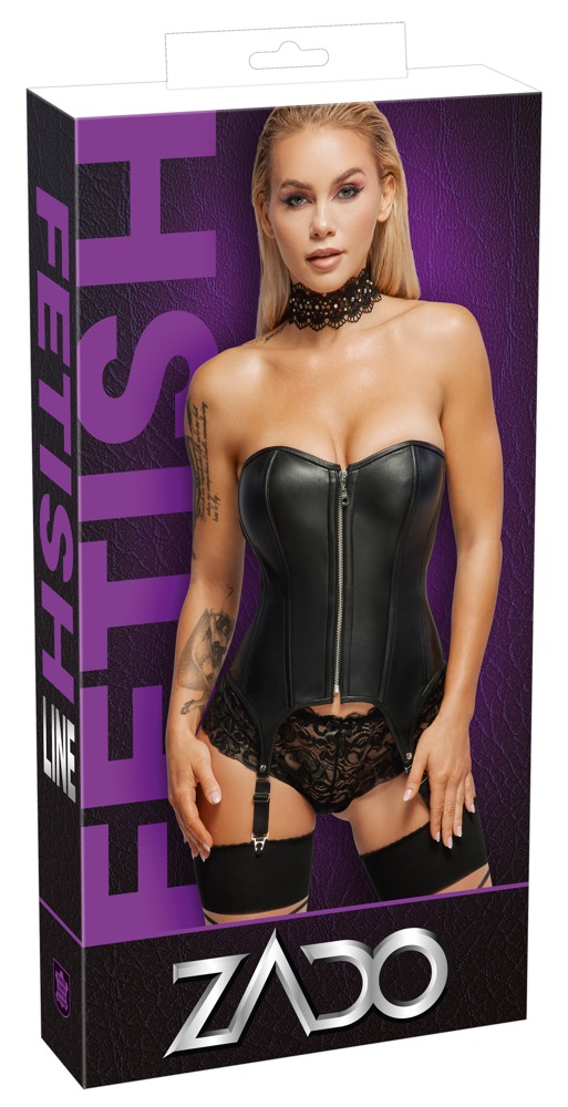 Corset ZADO Leather Suspender Corset [5]