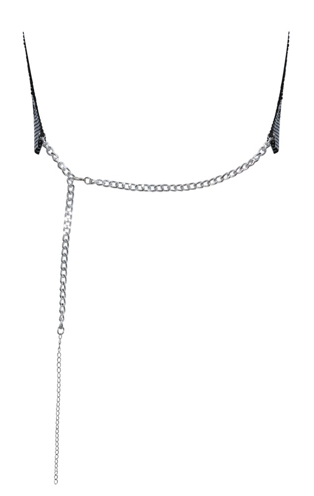 Top Metalic Lucios Negru Femei Cottelli ACCESSOIRES Metal Top [3]