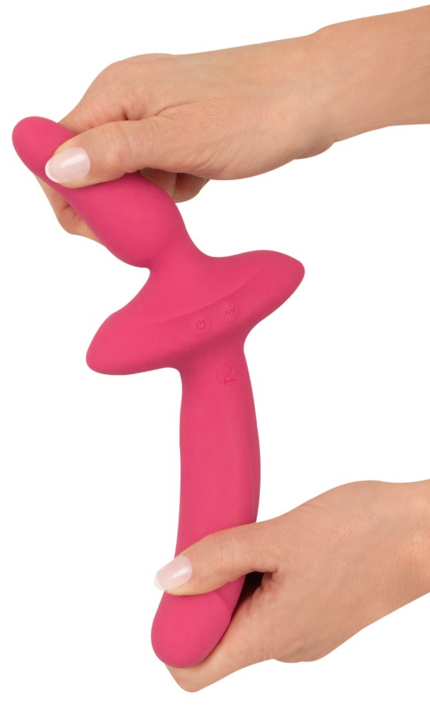 Vibrator Cuplu Couples Choice 2in1 Vibrator Butt Plug [6]