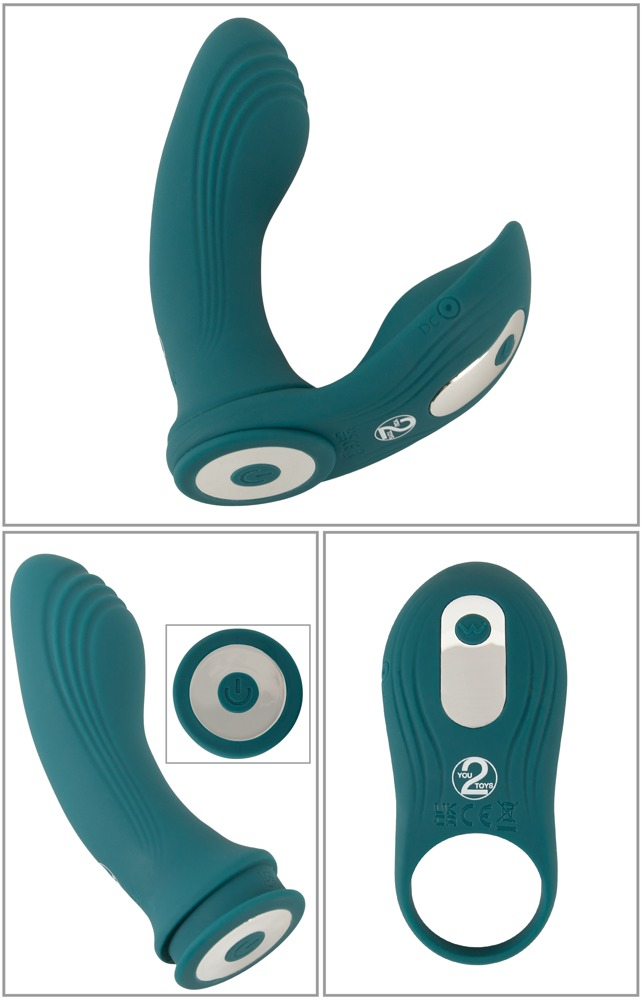 Set Vibrator Cuplu Couples Choice RC 3 in 1 Vibrator [7]