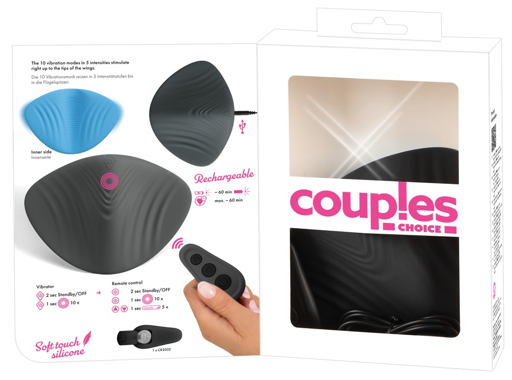 Vibrator Couples Choice  RC LAY ON multi toy [16]