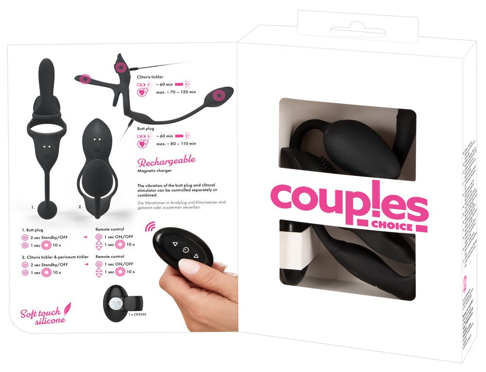Vibrator Couples Choice RC Multi Function Couples Vibrator [13]