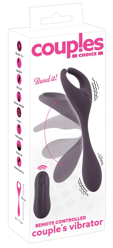 Vibrator Cuplu Couples Choice Remote Controlled Couple's Vibrator [14]