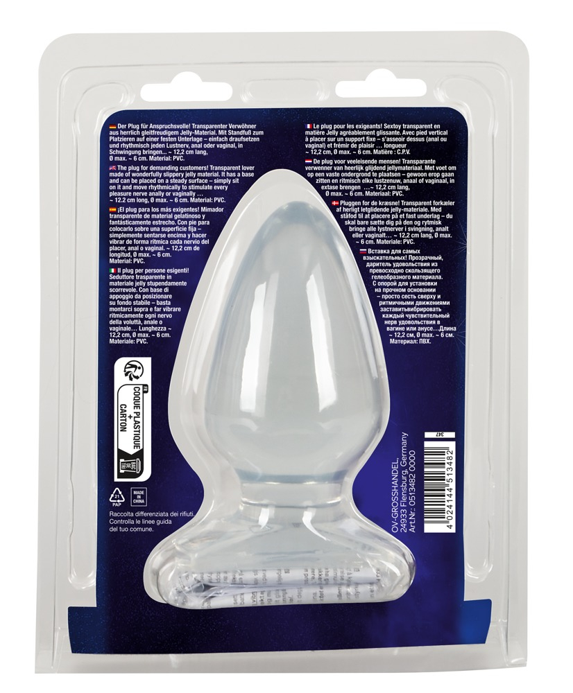 Plug Anal Crystal Clear Big Plug [9]