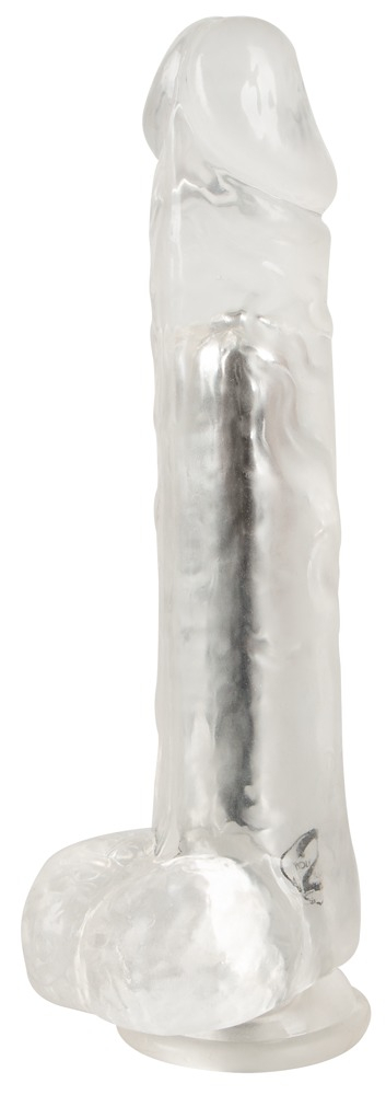 Vibrator Transparent Crystal Vibrator with a Suction Cup [4]