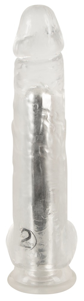 Vibrator Transparent Crystal Vibrator with a Suction Cup [3]