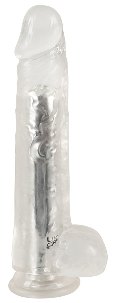 Vibrator Transparent Crystal Vibrator with a Suction Cup [1]