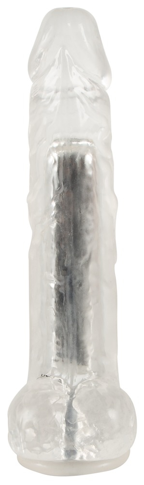 Vibrator Transparent Crystal Vibrator with a Suction Cup [5]