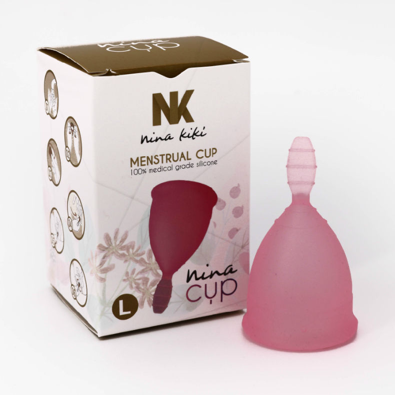 Cupe Menstruale Nina Cup Menstrual Cup Size Pink L 6 + 1 Free [1]
