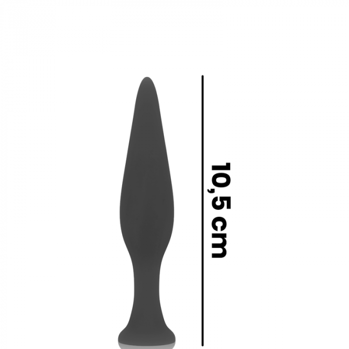 Buttplug Dildo Anal OhMama Silicone Anal Butt Plug Set Negru [2]