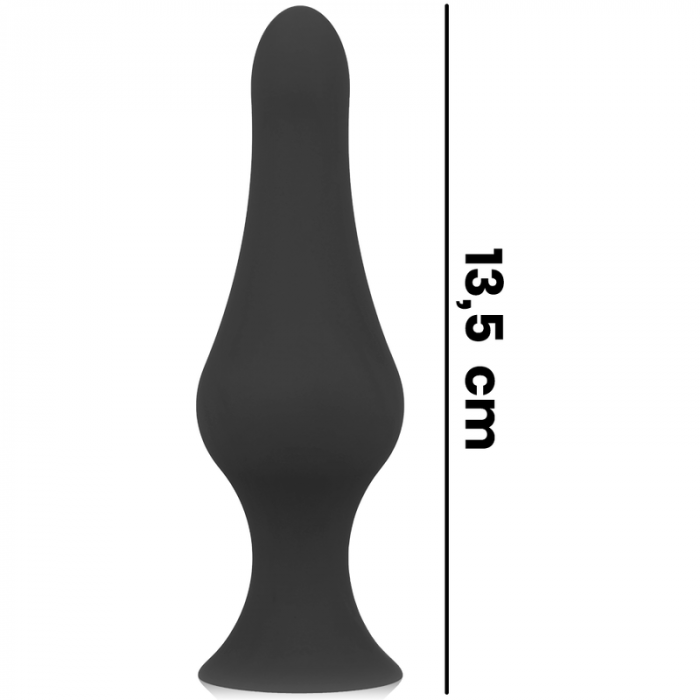 Buttplug Dildo Anal OhMama Silicone Anal Butt Plug Set Negru [4]