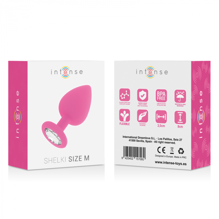 Buttplug Dildo Anal Intense Shelki Butt Plug Anal Pink M [5]