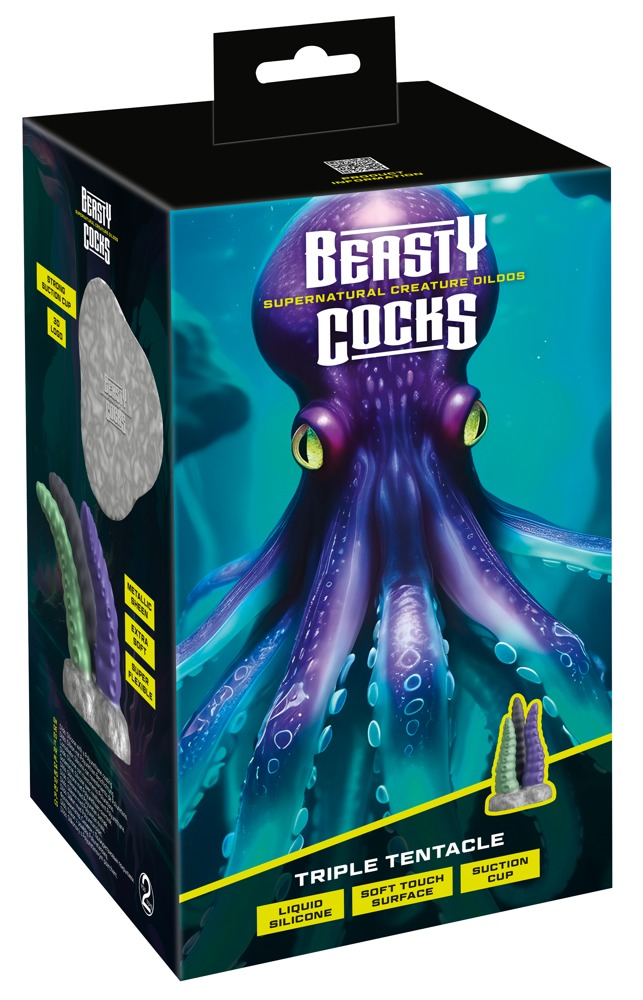 Dildo Beasty Cocks Triple Tentacle [11]