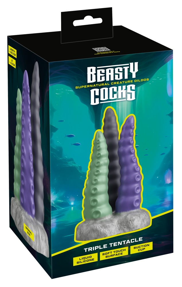 Dildo Beasty Cocks Triple Tentacle [10]
