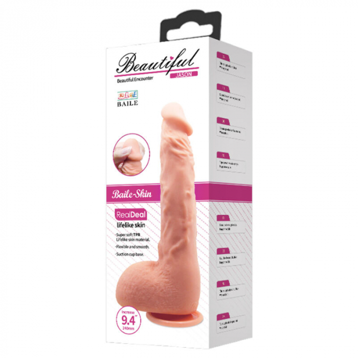 Dildo Beautiful Encounter Jason Realistic Flesh 24 cm [2]