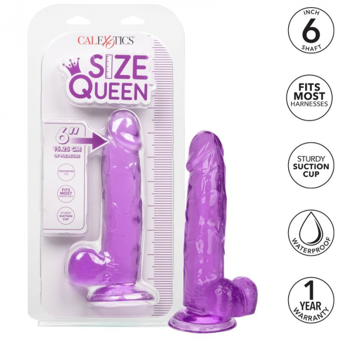 Dildo Calexotics Size Queen Purple 15.3 cm [2]