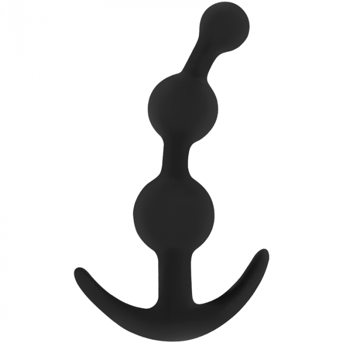 Buttplug Dildo Anal OhMama Silicone Curved Anal Butt Plug 13 cm [1]