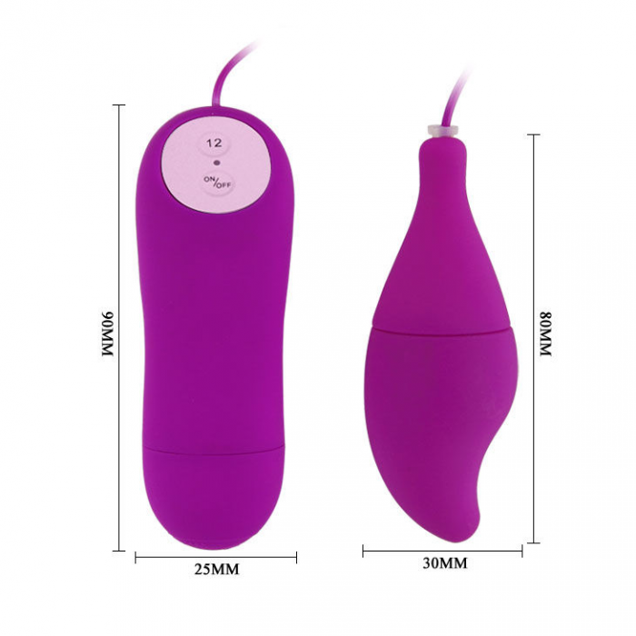 Vibrator Ou Pleasure Shell12 Purple Save New [3]
