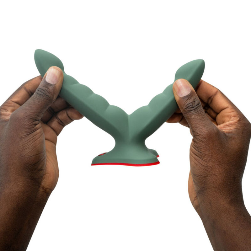Dildo Dublu Fun Factory Ryde Double Dildo & Massager Green [4]