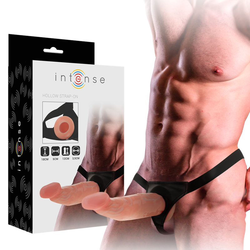 Dildo Intense Hollow harness with dildo [8]