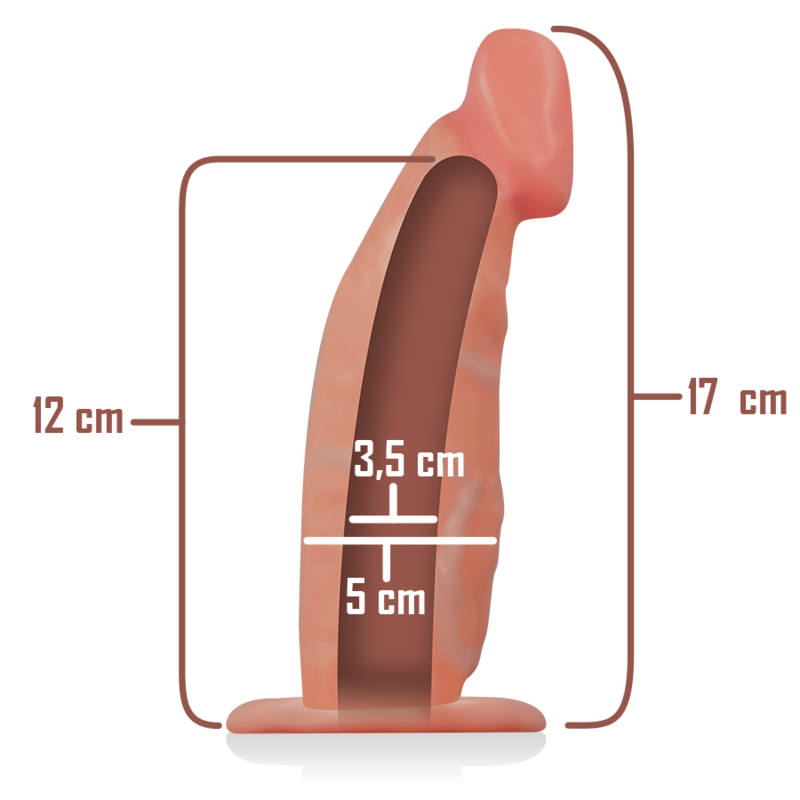 Dildo Intense Hollow harness with dildo [6]