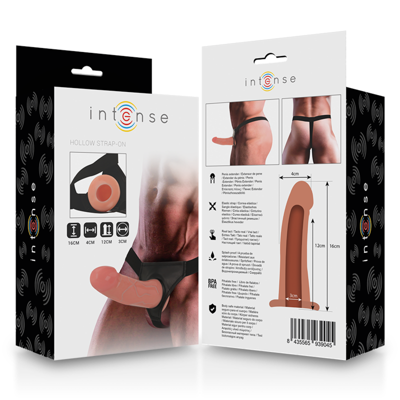 Dildo Intense Hollow harness with dildo [7]