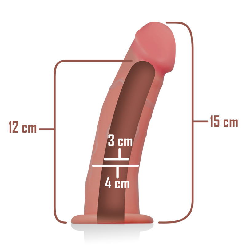 Dildo Intense Hollow harness with dildo [4]