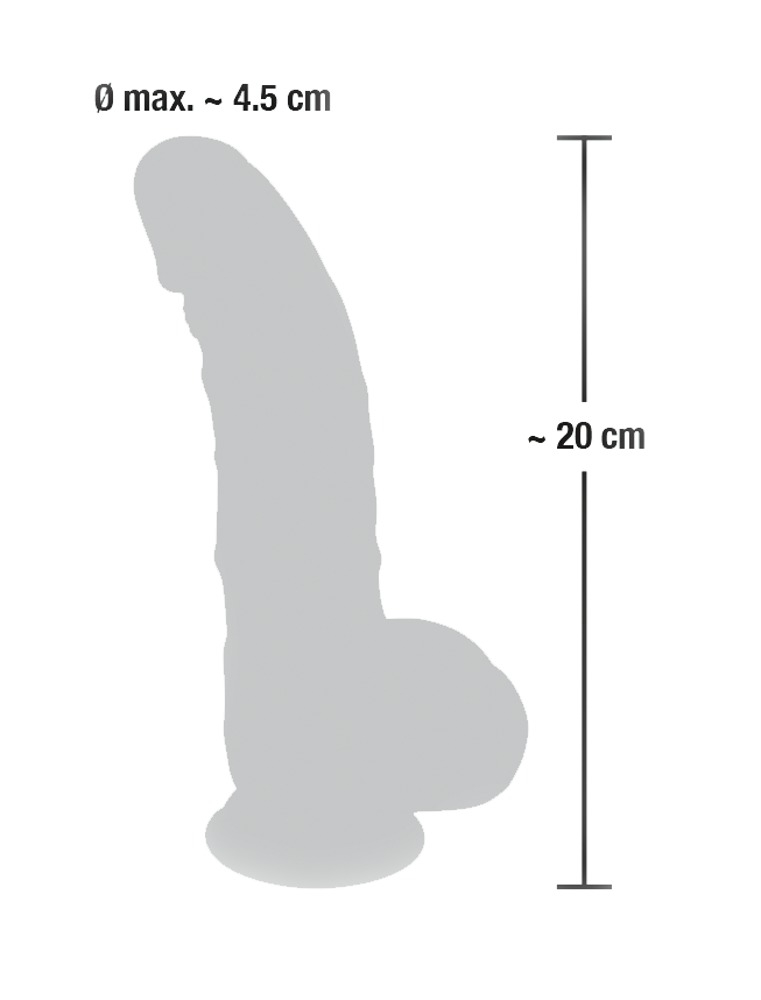 Dildo Medical Silicone 20 cm [6]