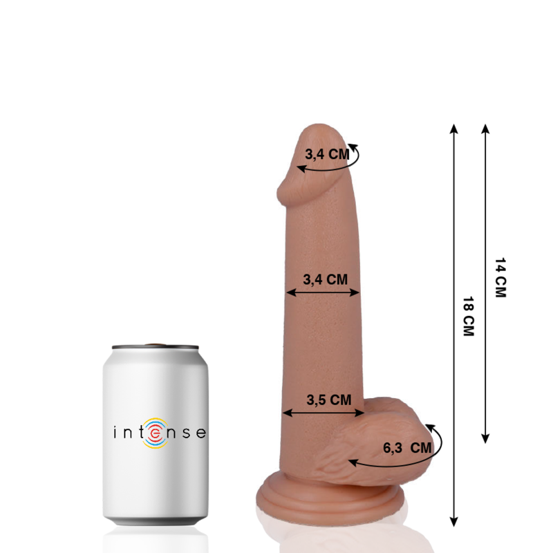 Dildo Mr. Intense Realistic cock 18 cm [7]