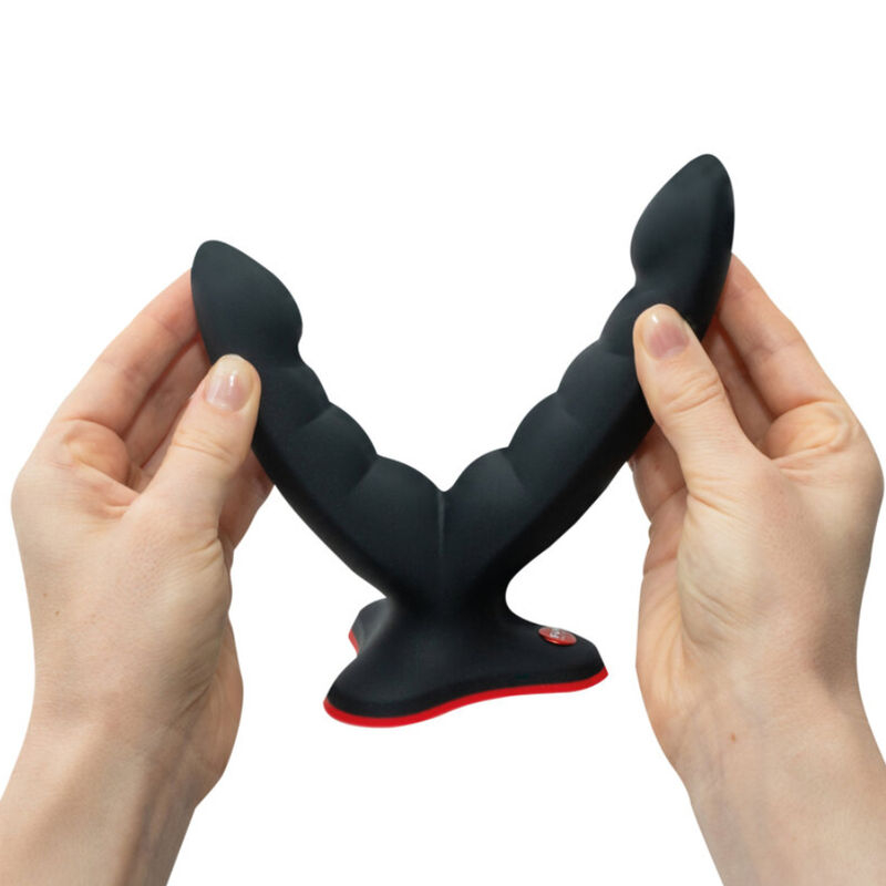 Dildo Dublu Fun Factory Ryde Double Dildo & Massager Black [4]