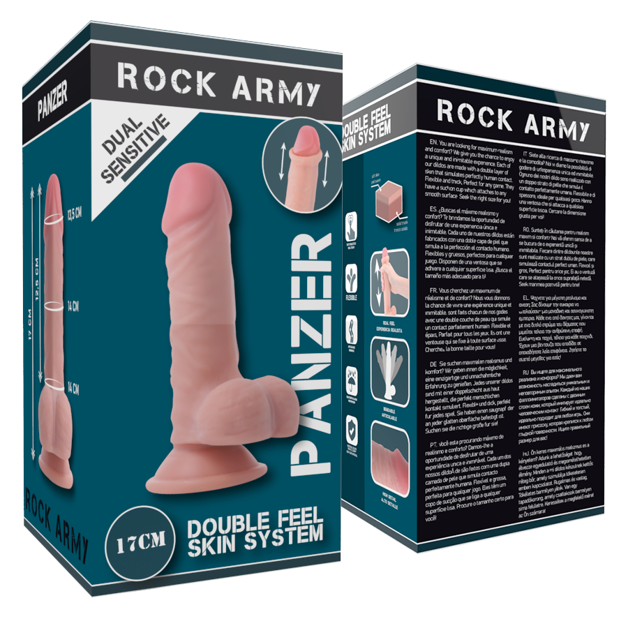 Dildo Realist Rockarmy Dual density panzer 17 cm [7]