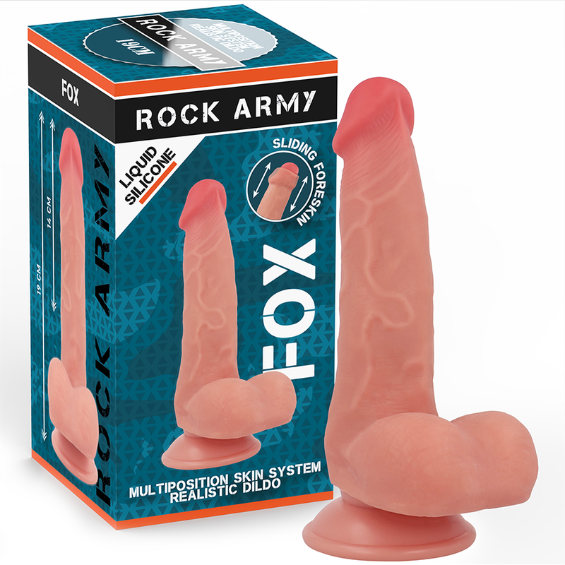 Dildo Realist Rockarmy Liquid silicone fox 19 cm [1]