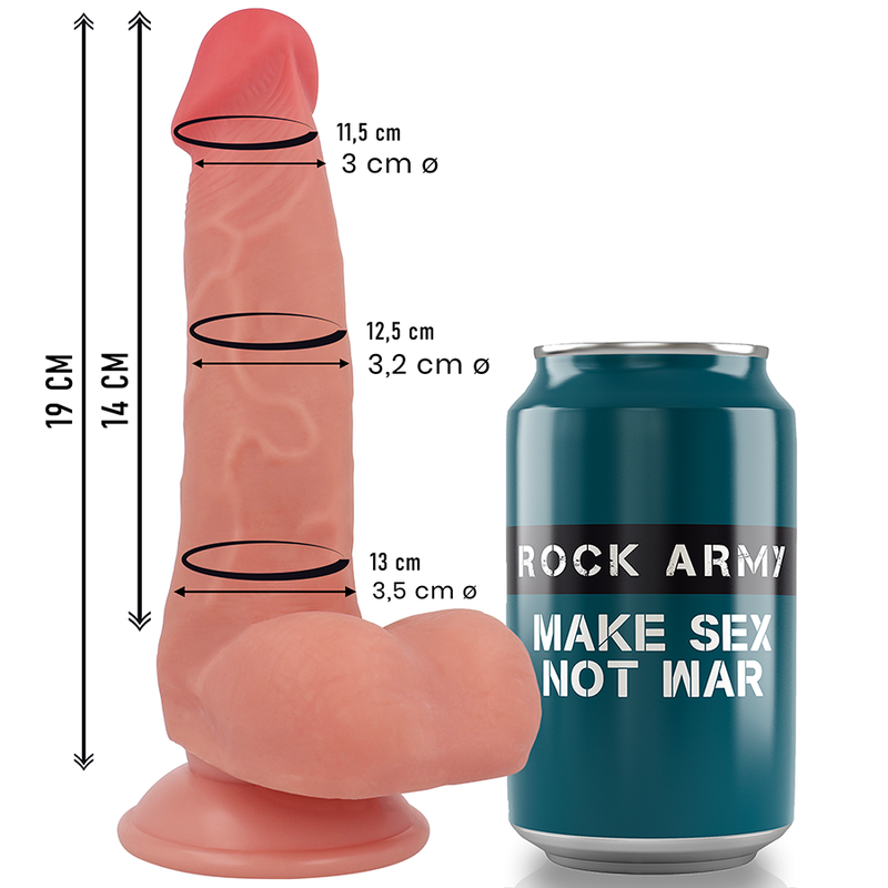 Dildo Realist Rockarmy Liquid silicone fox 19 cm [5]