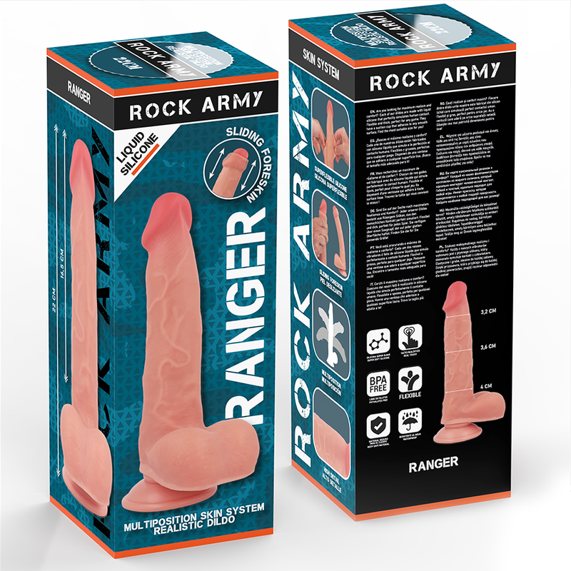 Dildo Realist Rockarmy Liquid silicone ranger 22 cm [8]