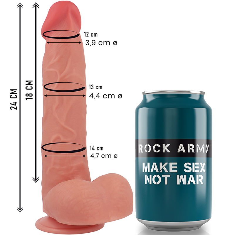 Dildo Realist Rockarmy Liquid silicone raptor 24 cm [6]