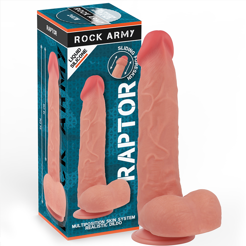 Dildo Realist Rockarmy Liquid silicone raptor 24 cm [1]