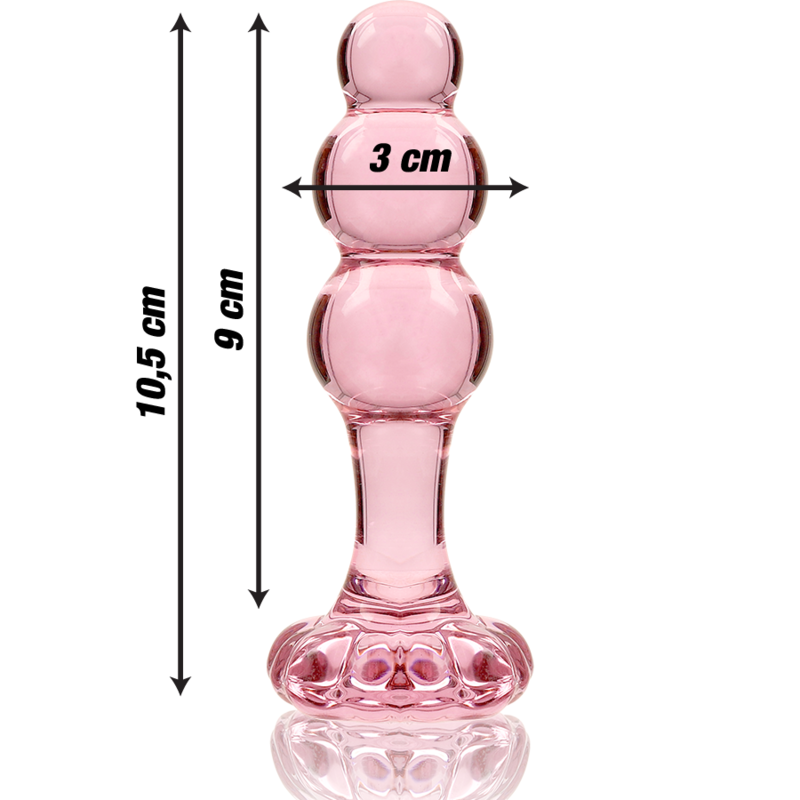 Dildo Sticla NEBULA SERIES BY IBIZA Model 1 anal plug borosilicate glass 10.5 cm [4]