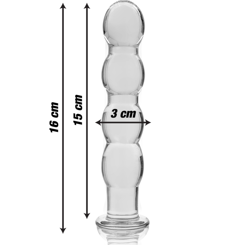 Dildo Sticla NEBULA SERIES BY IBIZA Model 10 dildo borosilicate glass 16.5 cm [3]