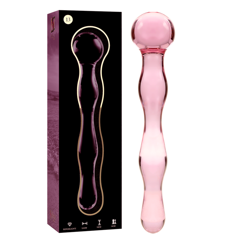 Dildo Sticla NEBULA SERIES BY IBIZA Model 13 dildo borosilicate glass 18 cm [5]