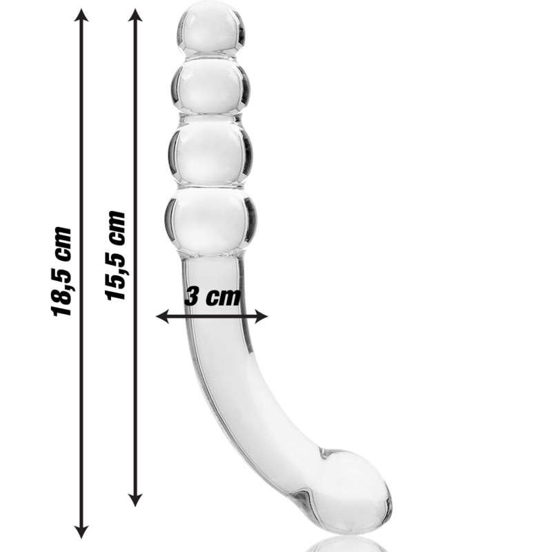 Dildo Sticla NEBULA SERIES BY IBIZA Model 14 dildo borosilicate glass 18.5 cm [6]