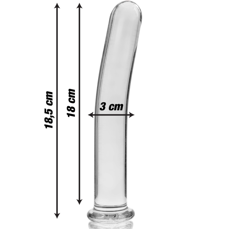 Dildo Sticla NEBULA SERIES BY IBIZA Model 17 dildo borosilicate glass 18.5 cm [4]