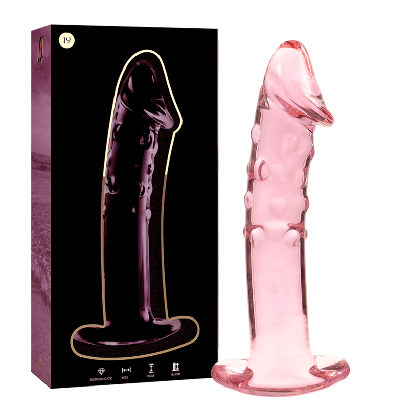 Dildo Sticla NEBULA SERIES BY IBIZA Model 19 dildo borosilicate glass 18.5 cm [2]