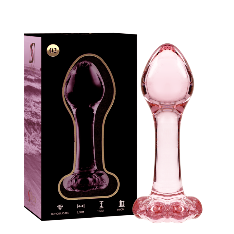 Dildo Sticla NEBULA SERIES BY IBIZA Model 2 anal plug borosilicate glass 11 cm [4]