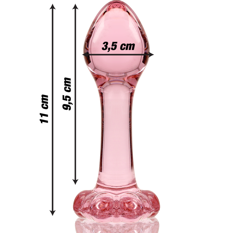 Dildo Sticla NEBULA SERIES BY IBIZA Model 2 anal plug borosilicate glass 11 cm [6]