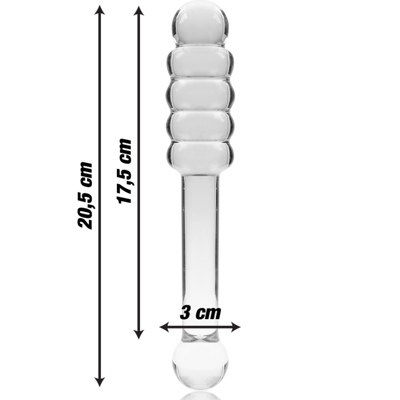 Dildo Sticla NEBULA SERIES BY IBIZA Model 20 dildo borosilicate glass 20.5 cm [6]