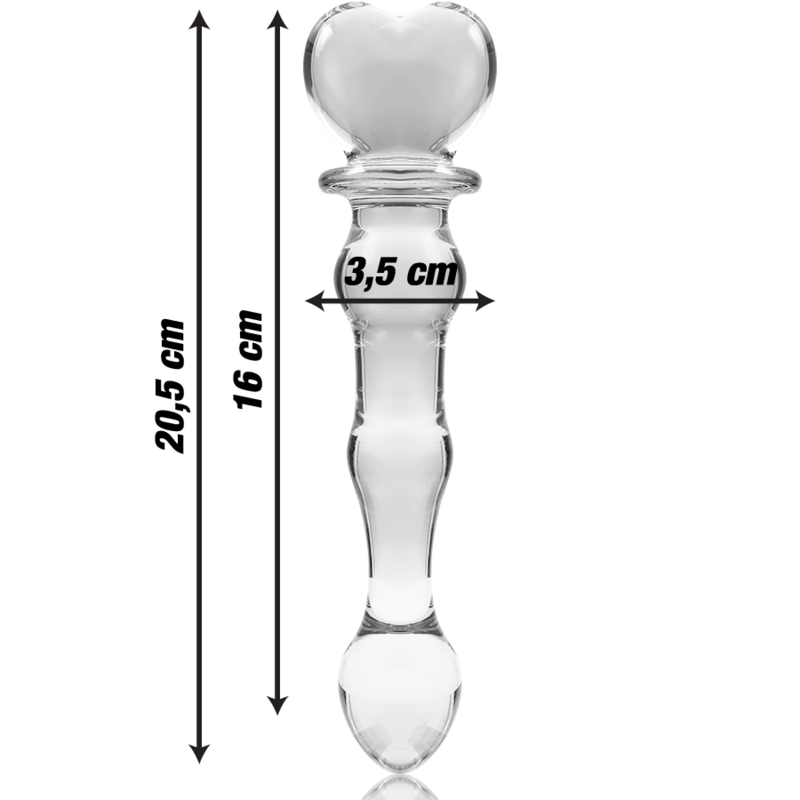 Dildo Sticla NEBULA SERIES BY IBIZA Model 21 dildo borosilicate glass 20.5 cm [5]