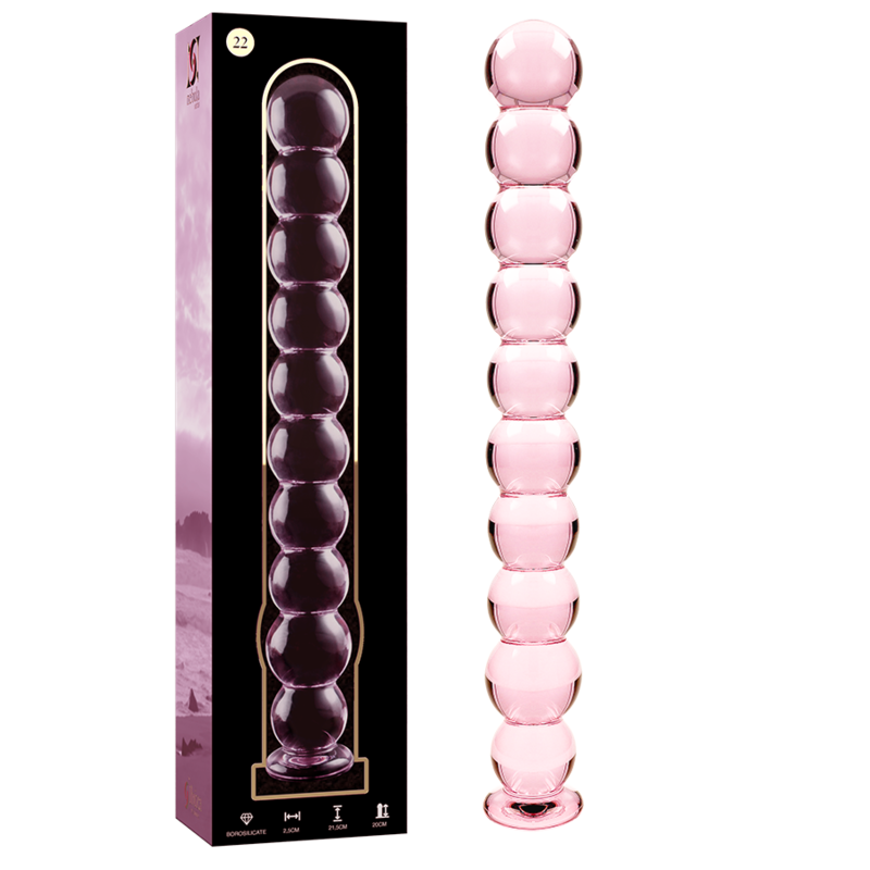 Dildo Sticla NEBULA SERIES BY IBIZA Model 22 dildo borosilicate glass 21.5 cm [2]