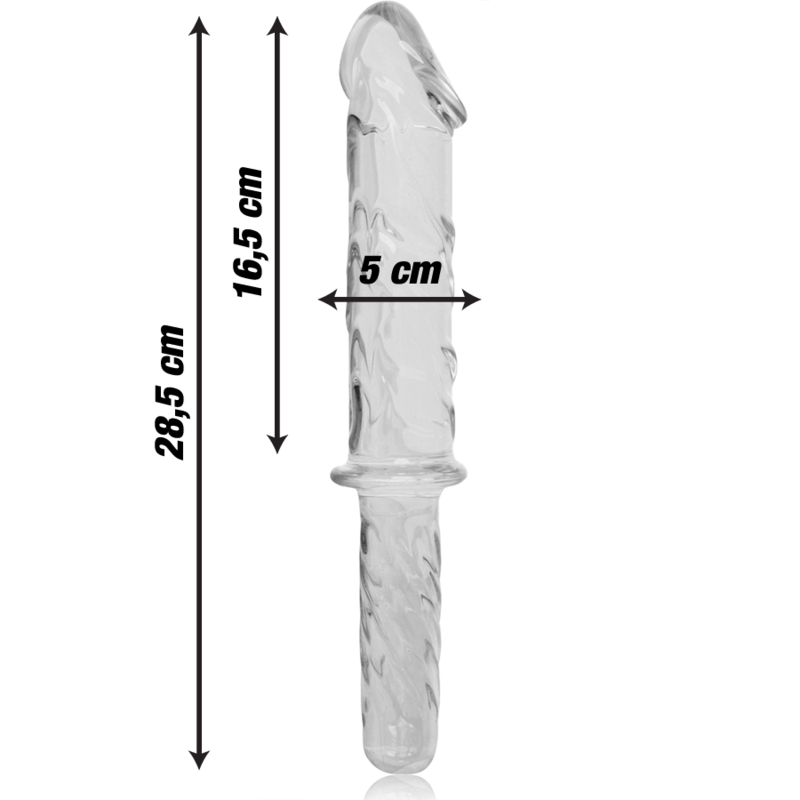 Dildo Sticla NEBULA SERIES BY IBIZA Model 24 dildo borosilicate glass 28.5 cm [6]