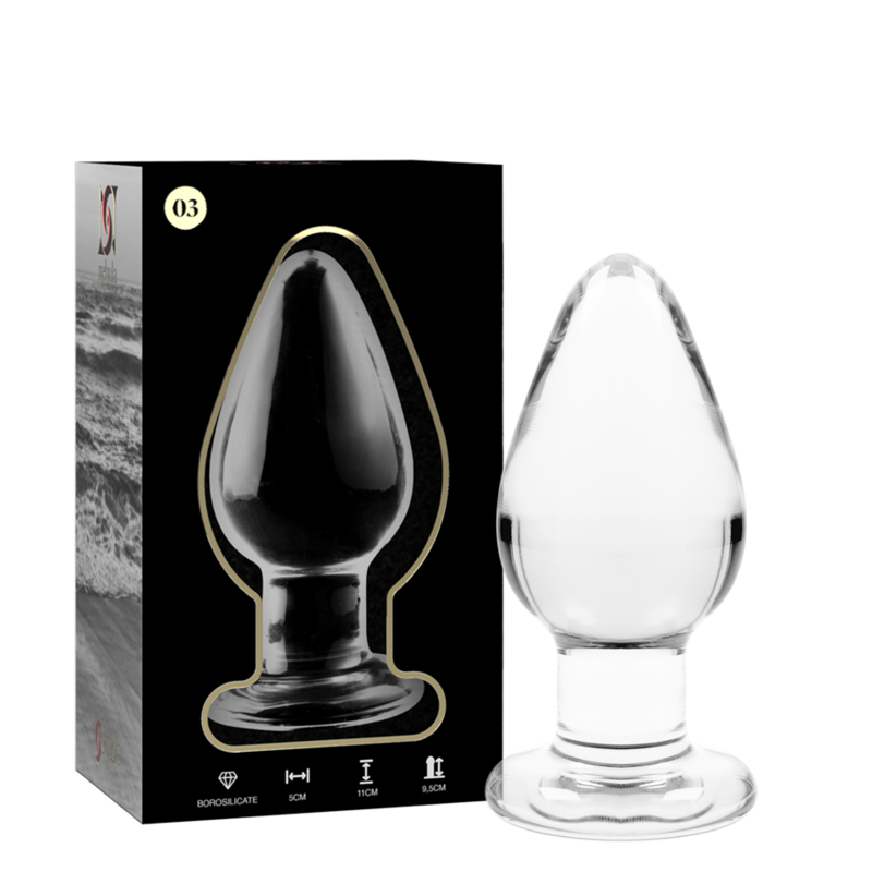 Dildo Sticla NEBULA SERIES BY IBIZA Model 3 anal plug borosilicate glass 11 cm [2]